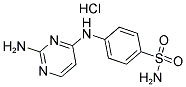 N4-(2-AMINO-4-PYRIMIDINYL)SULFANILAMIDE MONOHYDROCHLORIDE Struktur