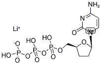 2',3'-DIDEOXYCYTIDINE-5'-TRIPHOSPHORIC ACID, LITHIUM Struktur