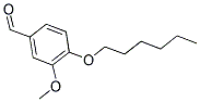 4-HEXYLOXY-3-METHOXY-BENZALDEHYDE Struktur