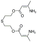 THIODIGLYCOLBIS(3-AMINO-CROTONATE) Struktur