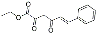 ETHYL 2,4-DIOXO-6-PHENYLHEX-5-ENOATE Struktur