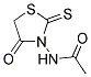 N-(4-OXO-2-THIOXO-THIAZOLIDIN-3-YL)-ACETAMIDE Struktur