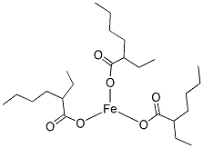 IRON (III) 2-ETHYLHEXANOATE Struktur