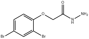 (2,4-DIBROMO-PHENOXY)-ACETIC ACID HYDRAZIDE Struktur