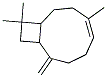 (Z)-4,11,11-TRIMETHYL-8-METHYLENE-BICYCLO[7.2.0]UNDEC-4-ENE Struktur