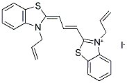 3,3'-DIALLYLTHIOCARBOCYANINE IODIDE Struktur