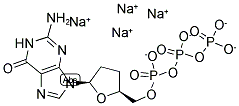 2',3'-DIDEOXYGUANOSINE 5'-TRIPHOSPHATE TETRASODIUM SALT Struktur