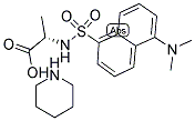 DANSYL-L-ALANINE PIPERIDINIUM SALT Struktur