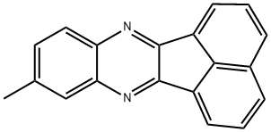 9-METHYLACENAPHTHO(1,2-B)-QUINOXALINE Struktur