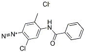 2-CHLORO-4-BENZAMIDO-5-METHYLBENZENEDIAZONIUM CHLORIDE HEMI(ZINC CHLORIDE) SALT Struktur