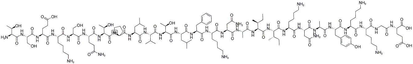 BETA-ENDORPHIN (6-31) (HUMAN) Struktur