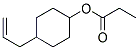 4-ALLYLCYCLOHEXYL PROPIONATE Struktur