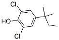 2,6-DICHLORO-4-(TERT-PENTYL)-PHENOL Struktur