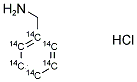 BENZYLAMINE-RING-UL-14C HYDROCHLORIDE Struktur