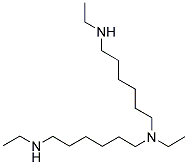 10-ETHYL-3,10,17-TRIAZANONADECANE Struktur