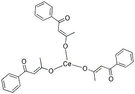 CERIUM (OUS) BENZOYLACETONATE Struktur