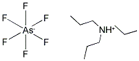 TRI-N-PROPYLAMMONIUM HEXAFLUOROARSENATE Struktur