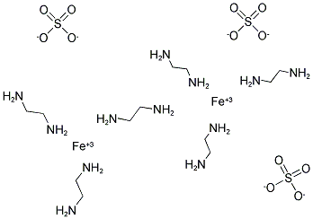 TRIS(ETHYLENEDIAMINE)IRON (III) SULFATE Struktur