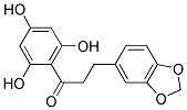 2',4',6'-TRIHYDROXY-3,4-METHYLENEDIOXYDIHYDROCHALCONE Struktur