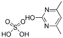 4,6-DIMETHYL-2-PYRIMIDINOL SULFATE Struktur