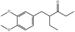 3-VERATRYL-4-HEXANONE Struktur