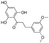 2',4',6'-TRIHYDROXY-3,5-DIMETHOXYDIHYDROCHALCONE Struktur