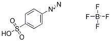 4-(DIAZONIUM)BENZENESULFONIC ACID, FLUOROBORATE SALT Struktur