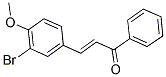 3-(3-BROMO-4-METHOXYPHENYL)-1-PHENYLPROP-2-EN-1-ONE Struktur