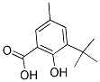 3-TERT-BUTYL-5-METHYLSALICYLIC ACID Struktur