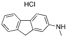 2-METHYLAMINOFLUORENE HYDROCHLORIDE Struktur