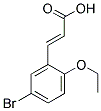 5-BROMO-2-ETHOXYCINNAMIC ACID Struktur