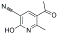 5-ACETYL-2-HYDROXY-6-METHYLNICOTINONITRILE Struktur