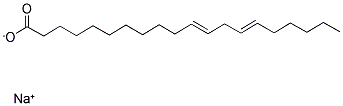 SODIUM 11-14 EICOSADIENOATE Struktur