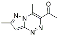 3-ACETYL-4,6-DIMETHYLPYRAZOLO[1,5-C]-1,2,4-TRIAZINE Struktur