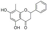 5,7-DIHYDROXY-8-METHYLFLAVANONE Struktur