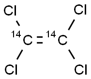 1,1,2,2-TETRACHLOROETHYLENE [1,2-14C] Struktur