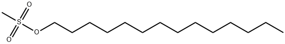 TETRADECYL METHANE SULFATE Struktur