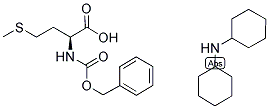 N-CARBOBENZOXY-L-METHIONINE DICYCLOHEXYLAMMONIUM SALT Struktur