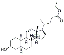 11,(5-BETA)-CHOLENIC ACID-3-ALPHA-OL ETHYL ESTER Struktur