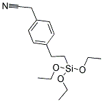 (CYANOMETHYLPHENETHYL)TRIMETHOXYSILANE Struktur