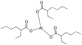 ALUMINUM 2-ETHYLHEXANOATE Struktur