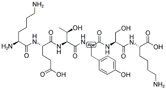 H-LYS-GLU-THR-TYR-SER-LYS-OH