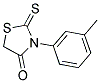 3-(3-METHYLPHENYL)-2-THIOXO-1,3-THIAZOLIDIN-4-ONE Struktur