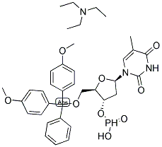 DMT-THYMIDINE H-PHOSPHONATE TRIETHYLAMMONIUM SALT Struktur