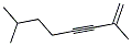 2,7-DIMETHYL-1-OCTEN-3-YNE Struktur