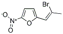 2-(2-BROMOPROP-1-ENYL)-5-NITROFURAN Struktur