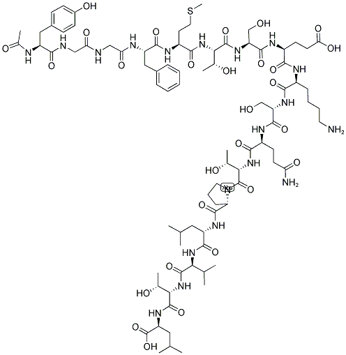 AC-TYR-GLY-GLY-PHE-MET-THR-SER-GLU-LYS-SER-GLN-THR-PRO-LEU-VAL-THR-LEU Struktur
