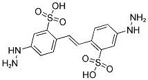 4,4'-DIHYDRAZINO STILBENE-2,2'-DISULFONIC ACID Struktur