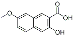 3-HYDROXY-7-METHOXY-2-NAPHTHOIC ACID Struktur