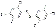 DI(2,4-DICHLORO-5-METHYLPHENYL) DISULFIDE Struktur